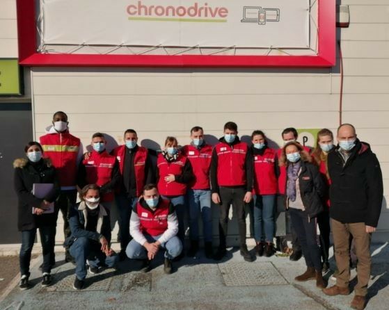 Participants à l'action en collaboration avec CHRONODRIVE Marseille